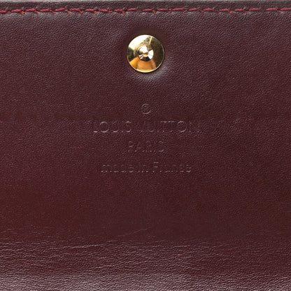 Louis Vuitton Vernis Sarah Wallet Rouge Fauviste 6 of 7