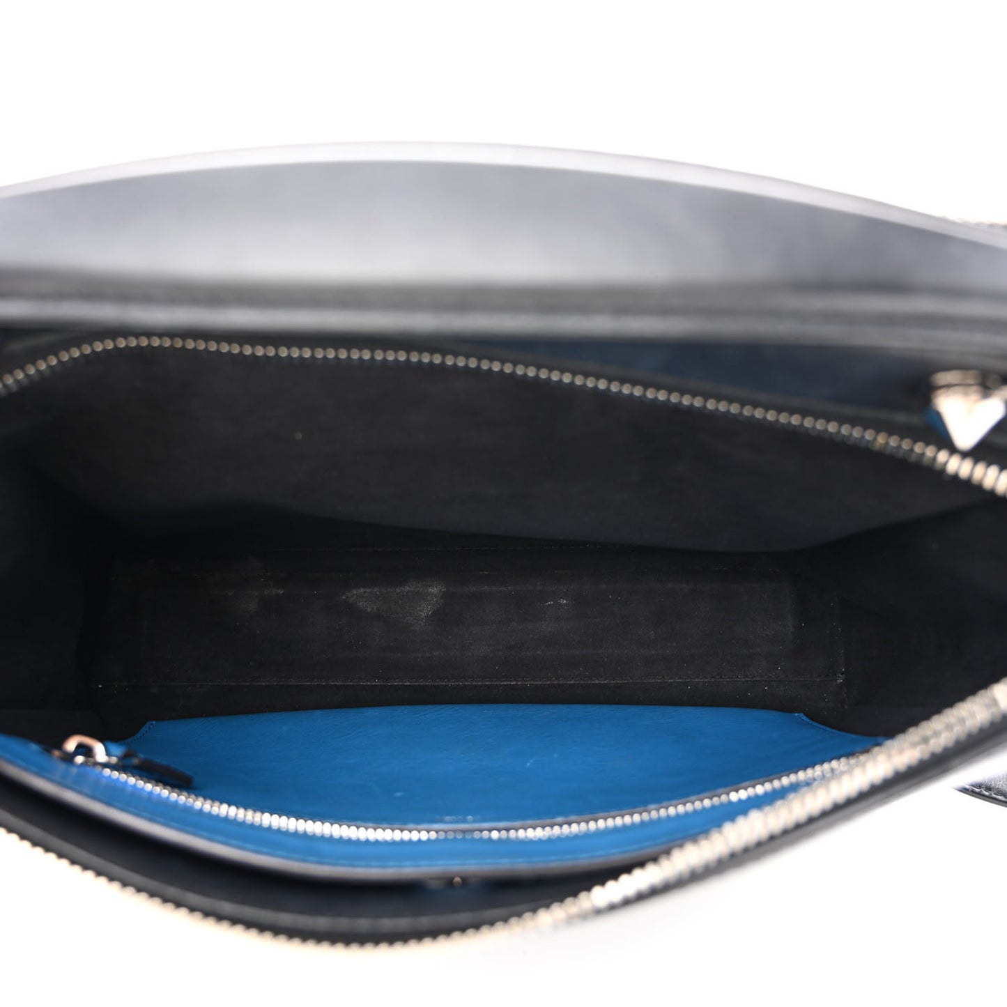 Vitello Baltico Dolce DotCom Satchel Black Blue Royal