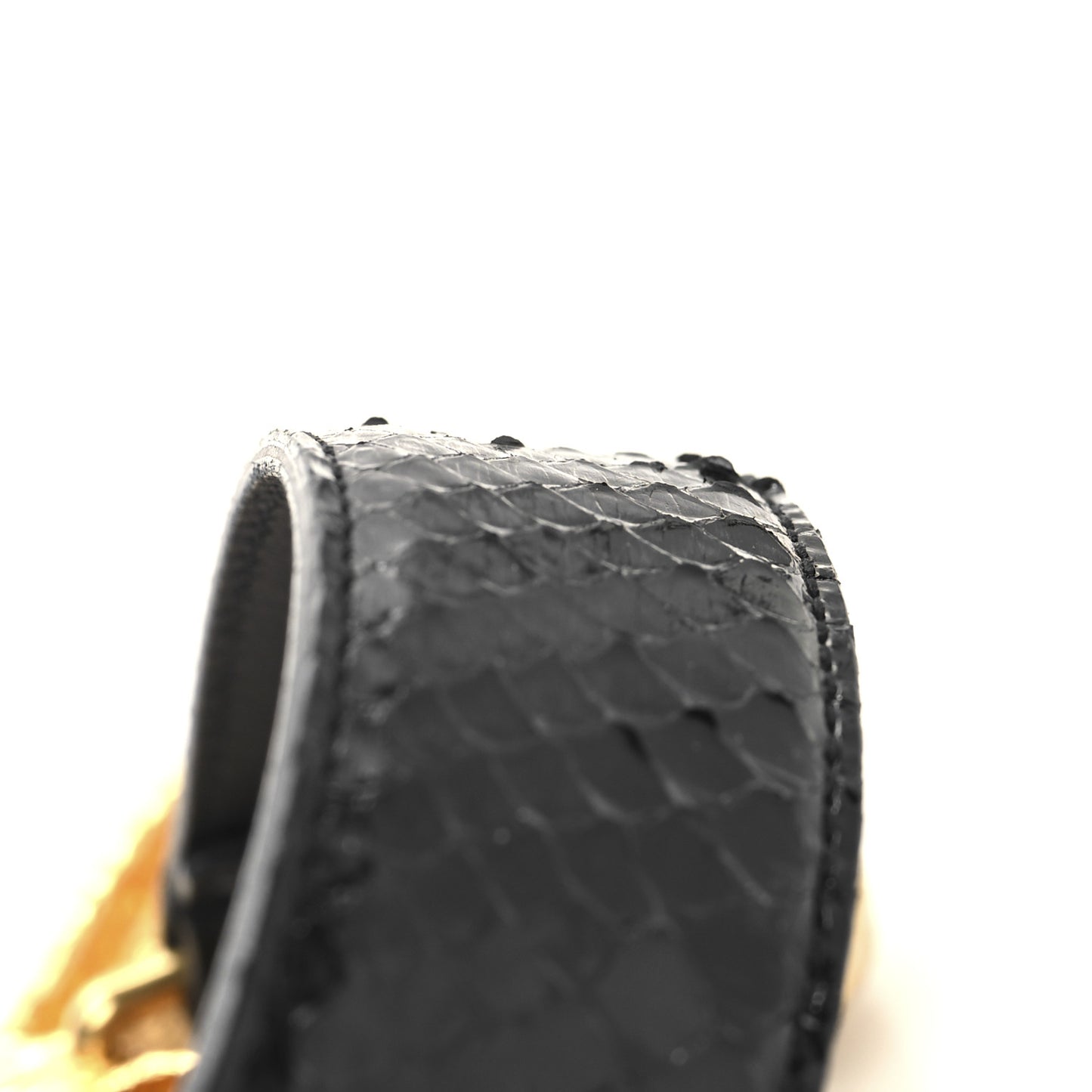 Snakeskin Heart Belt 75 30 Black