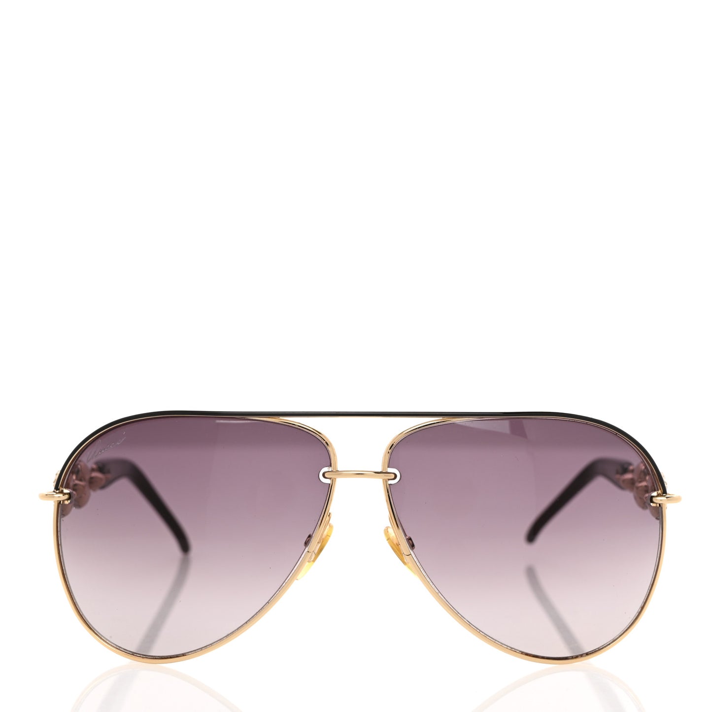 Crystal Aviator Sunglasses GG 4230/S Aubergine