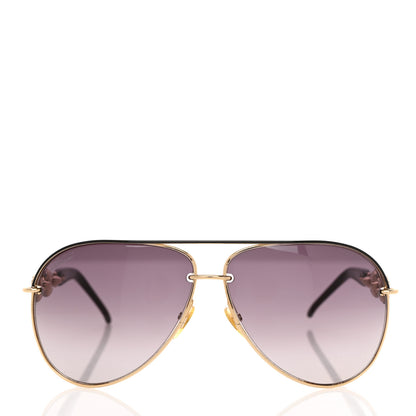 Gucci Crystal Aviator Sunglasses GG 4230/S Aubergine 3 of 8