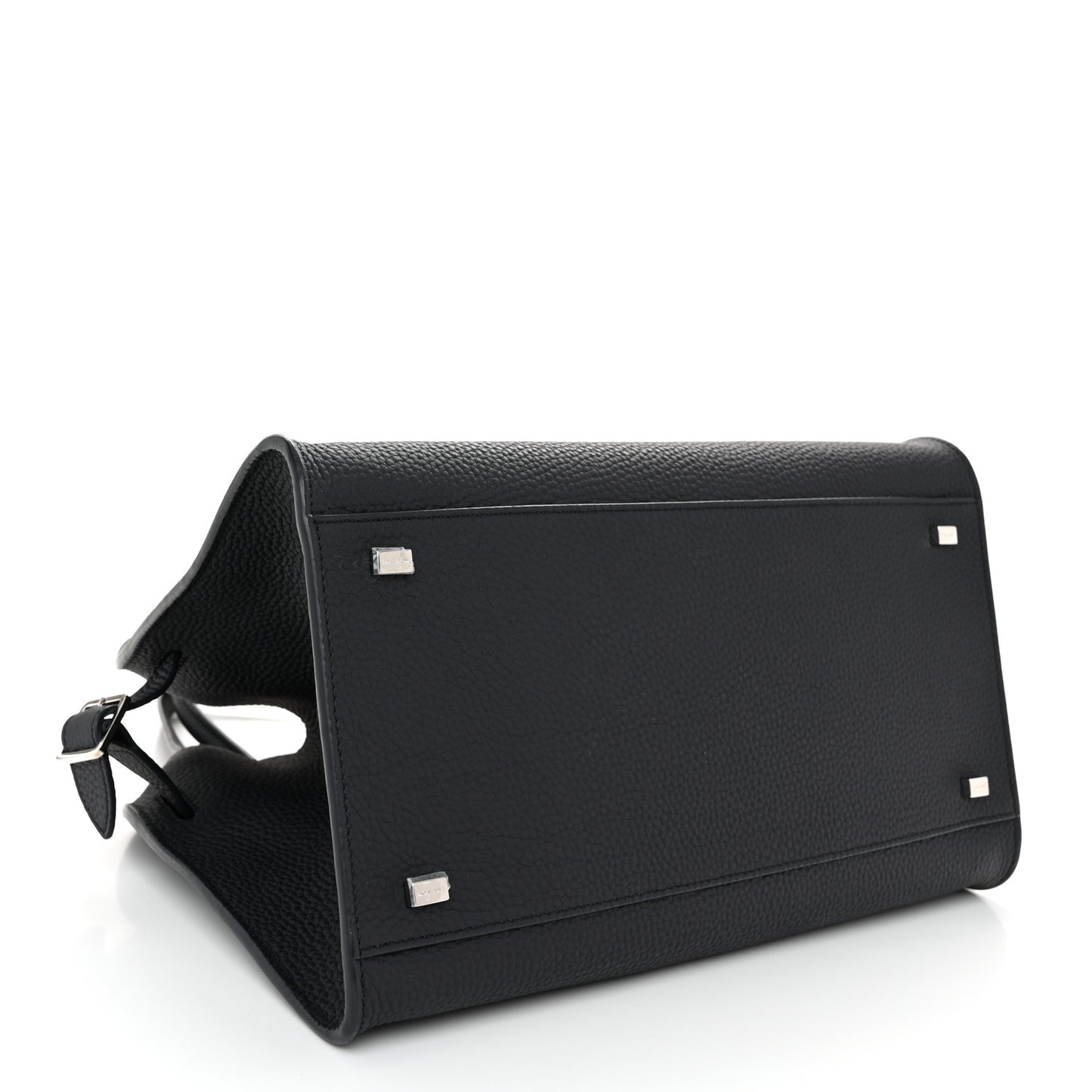 Matte Grained Calfskin Soft Margaux 12 Marine