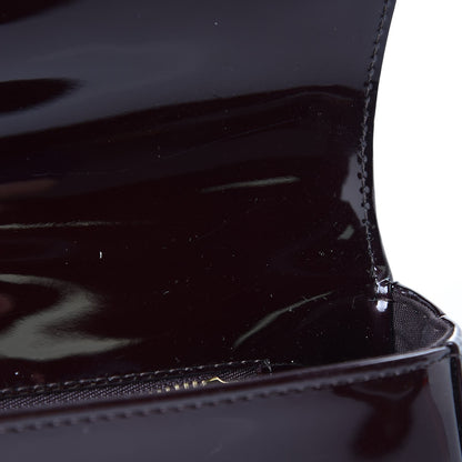 Louis Vuitton Patent Sobe Clutch Amarante 7 of 7