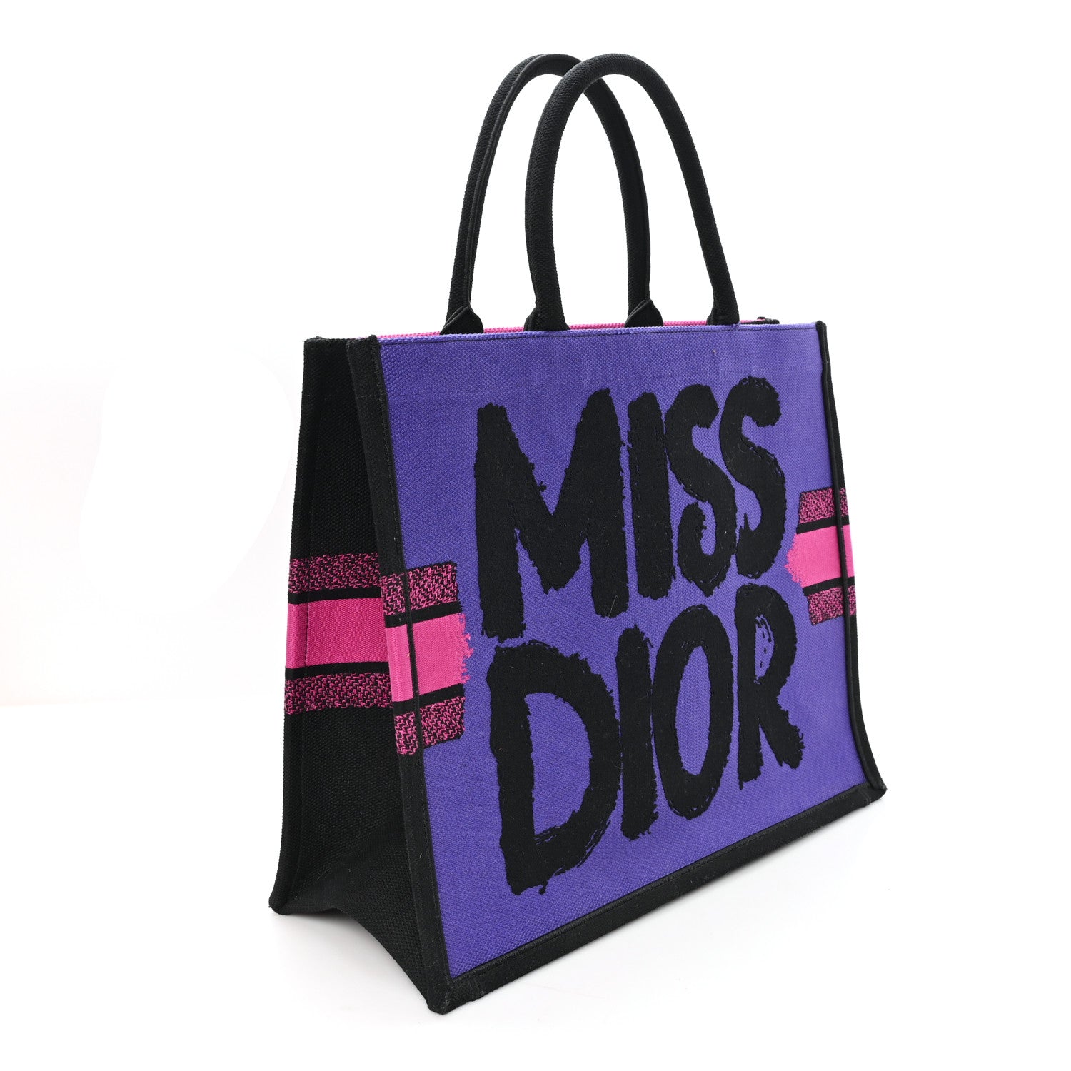 Christian Dior Canvas Embroidered Large Miss Dior Graffiti Book