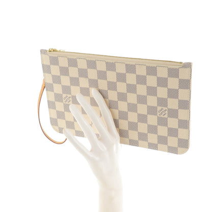 Louis Vuitton Damier Azur Neverfull MM GM Pochette 2 of 8