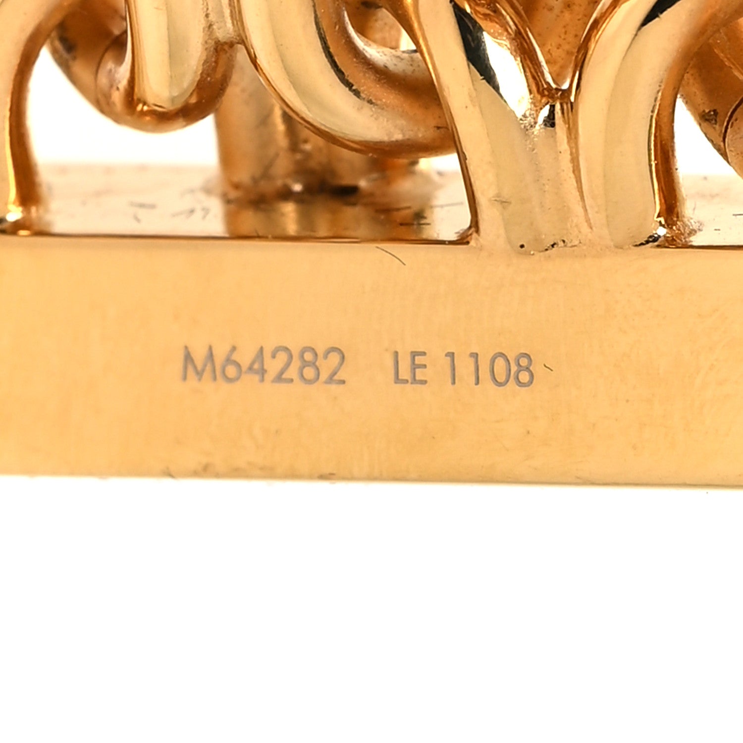Louis Vuitton Louise Bracelet S Gold 6 of 7