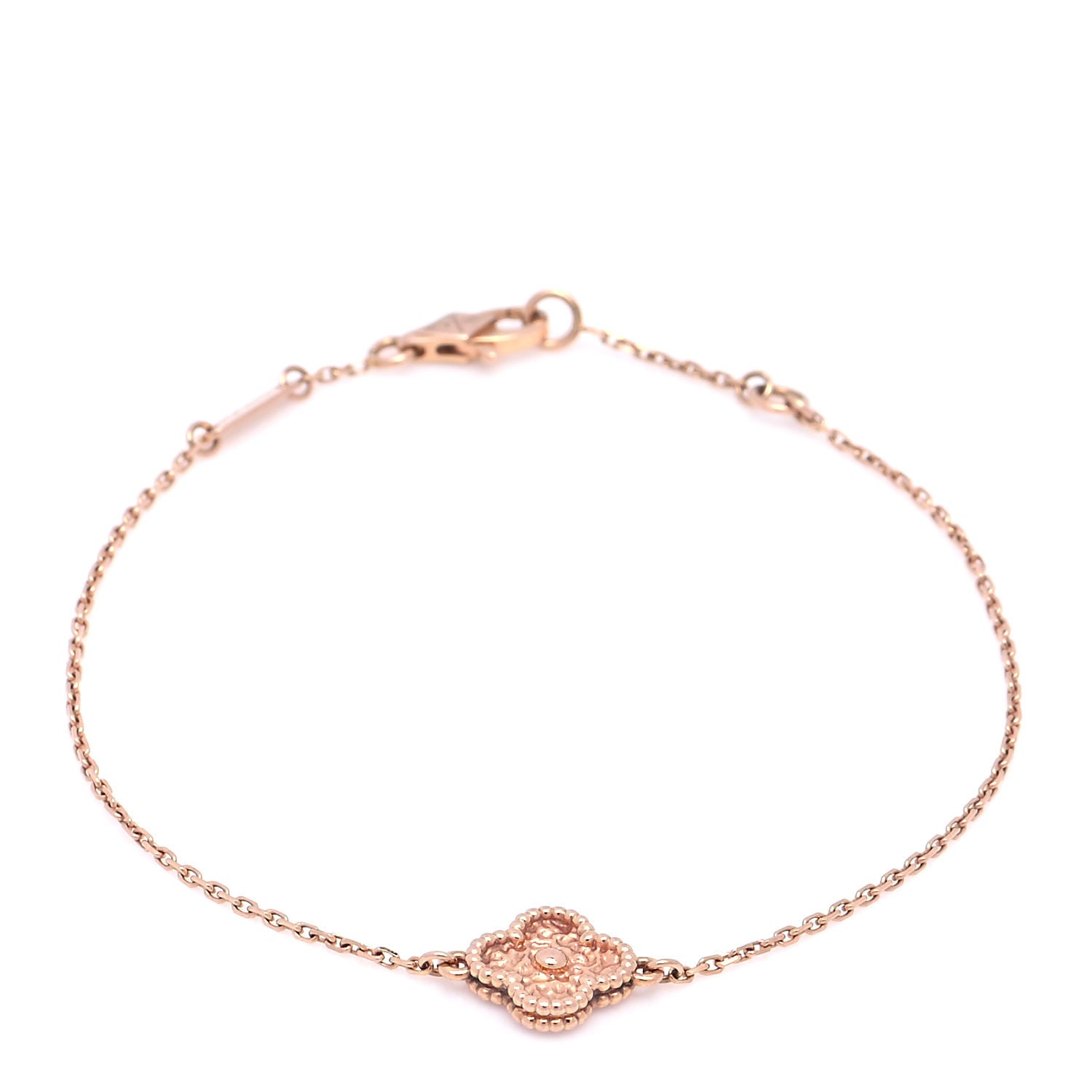 Van Cleef & Arpels 18K Rose Gold Sweet Alhambra Bracelet 1 of 6