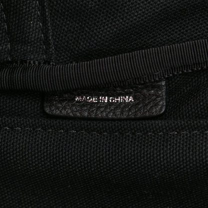 Burberry Mega Check Calfskin Abbeydale Simple Backpack Black Camel 7 of 10