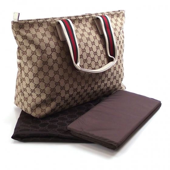 Monogram Web Large Diaper Tote