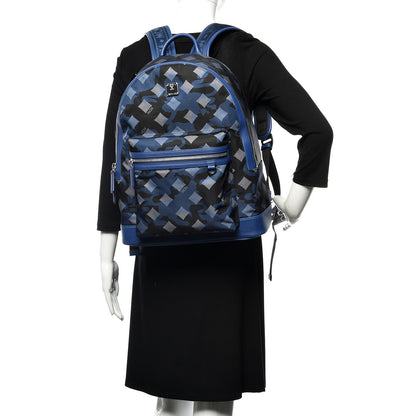 MCM Nylon Camo Dieter Medium Backpack Estate Blue 2 of 10
