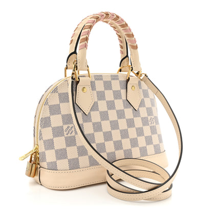 Louis Vuitton Damier Azur Braided Alma BB 3 of 8