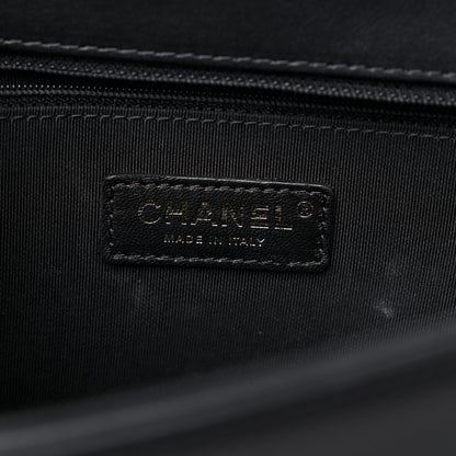 Chanel Calfskin Quilted New Medium Boy Flap Black 5 of 12