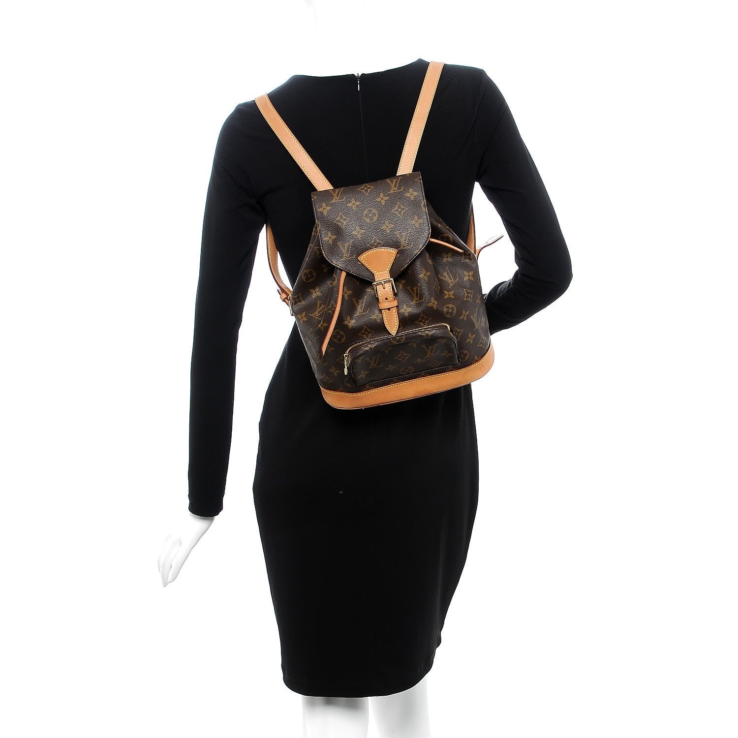 Louis Vuitton Monogram Montsouris MM Backpack 2 of 14