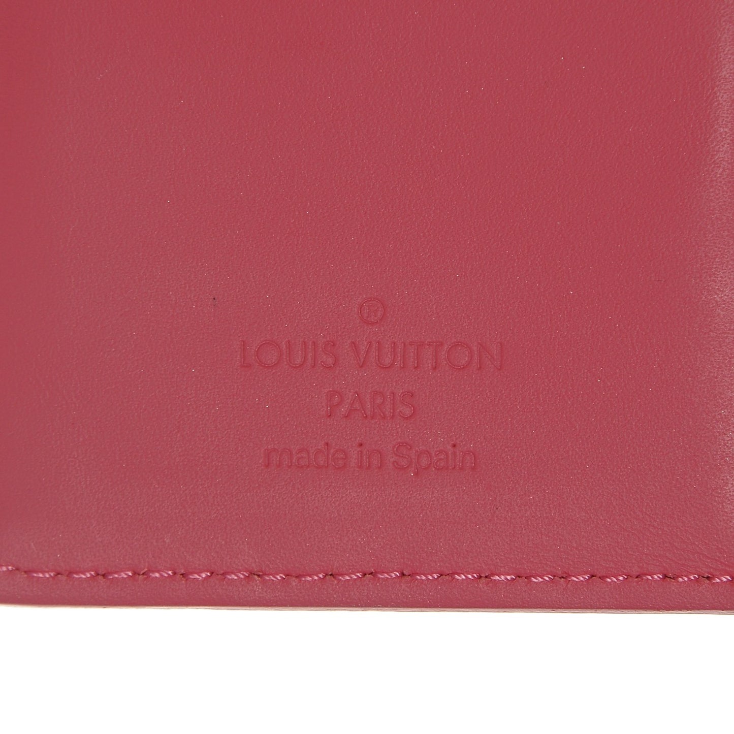 Vernis Small Ring Agenda Cover Framboise
