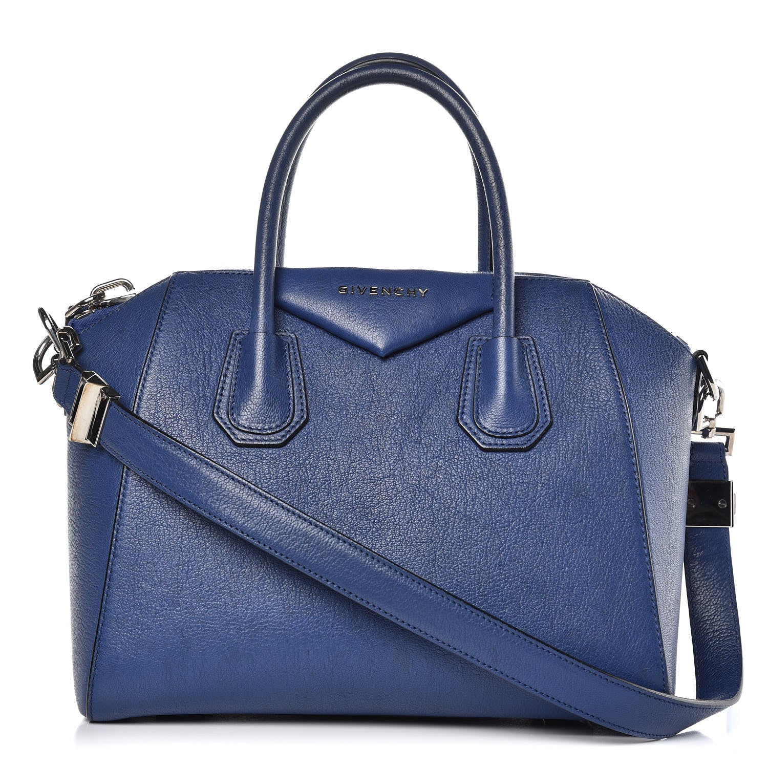 Givenchy Sugar Goatskin Small Antigona Bright Blue 1 of 16