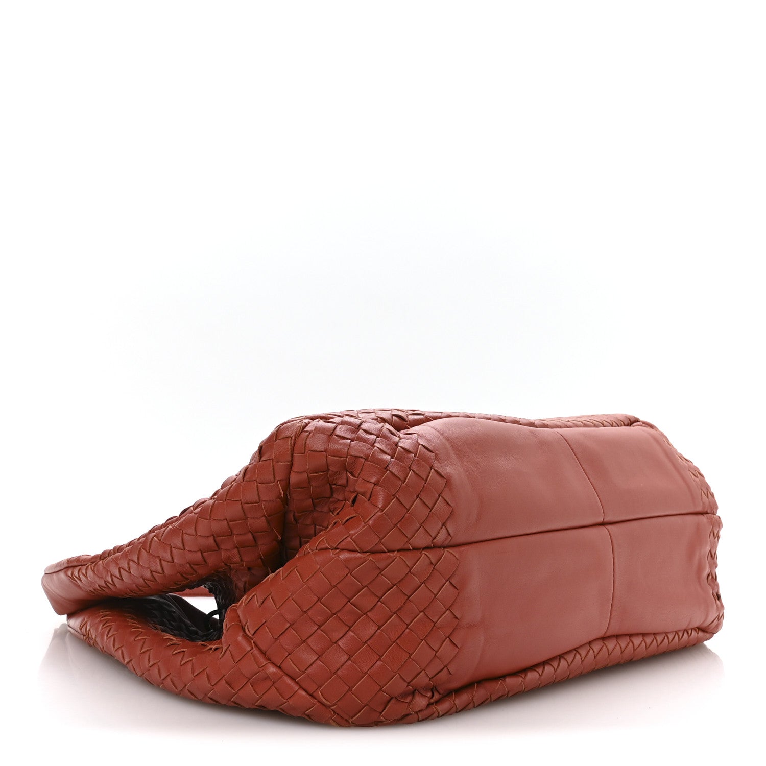 Bottega Veneta Nappa Intrecciato Large Campana Hobo Brique 4 of 10