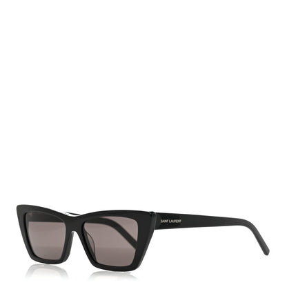 Saint Laurent Acetate Mica Cat Eye Sunglasses SL 276 Black 1 of 7