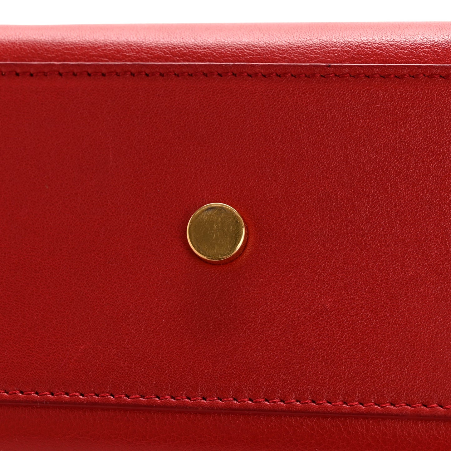 Calfskin Nano Sac De Jour Lipstick Red