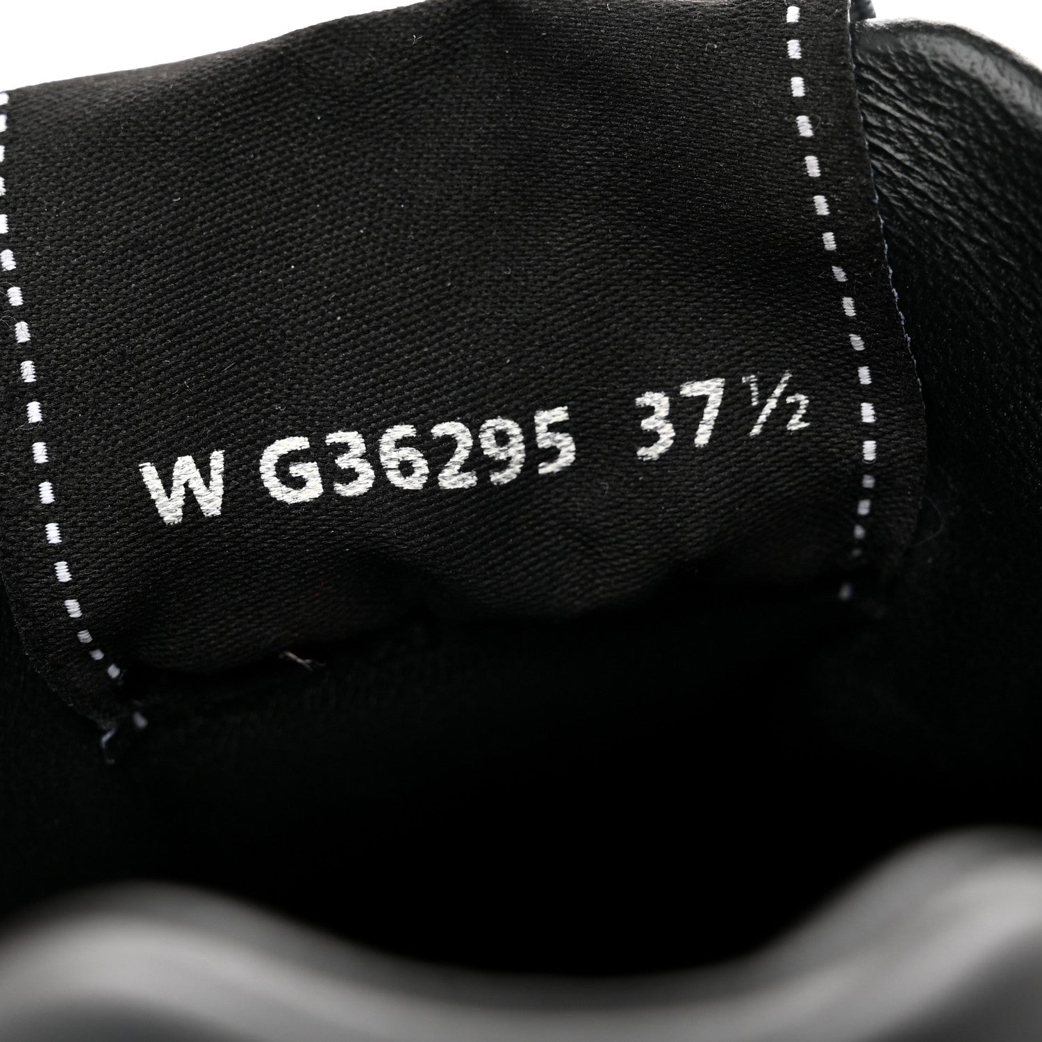 Chanel Calfskin Womens Logo Sneakers 37.5 Black 8 of 8