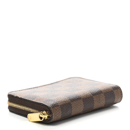Louis Vuitton Damier Ebene Zippy Coin Purse Rose Ballerine 4 of 8