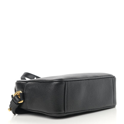 Prada Vitello Daino Mini Camera Crossbody Black 4 of 12