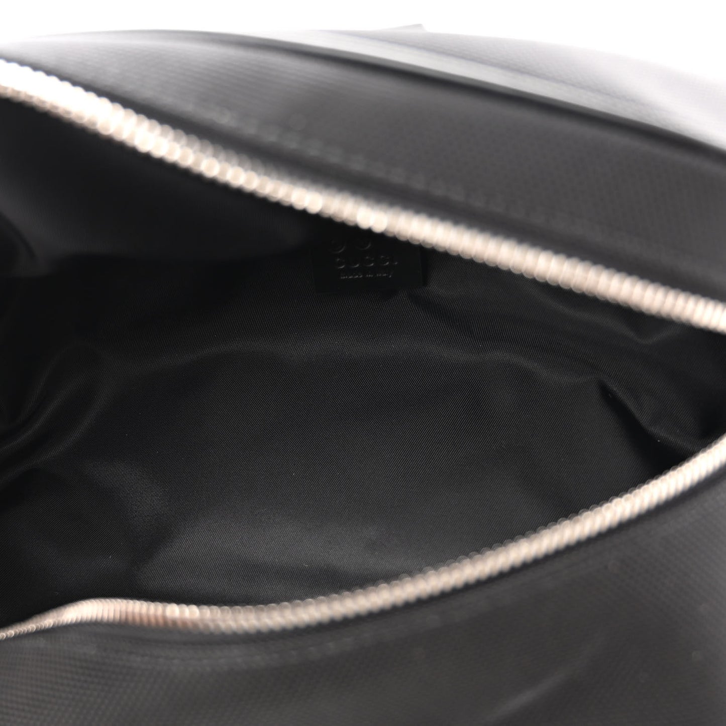 Techno Canvas Web Large Belt Bag Black