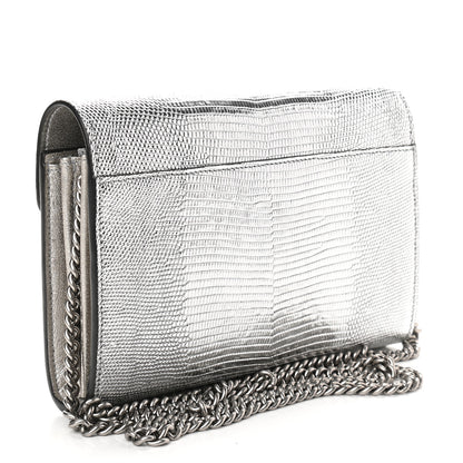 Gucci Lizard Mini Dionysus Chain Wallet Silver 3 of 9