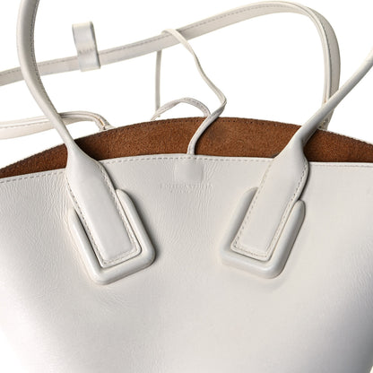 Bottega Veneta Calfskin Small Basket Tote White 6 of 14