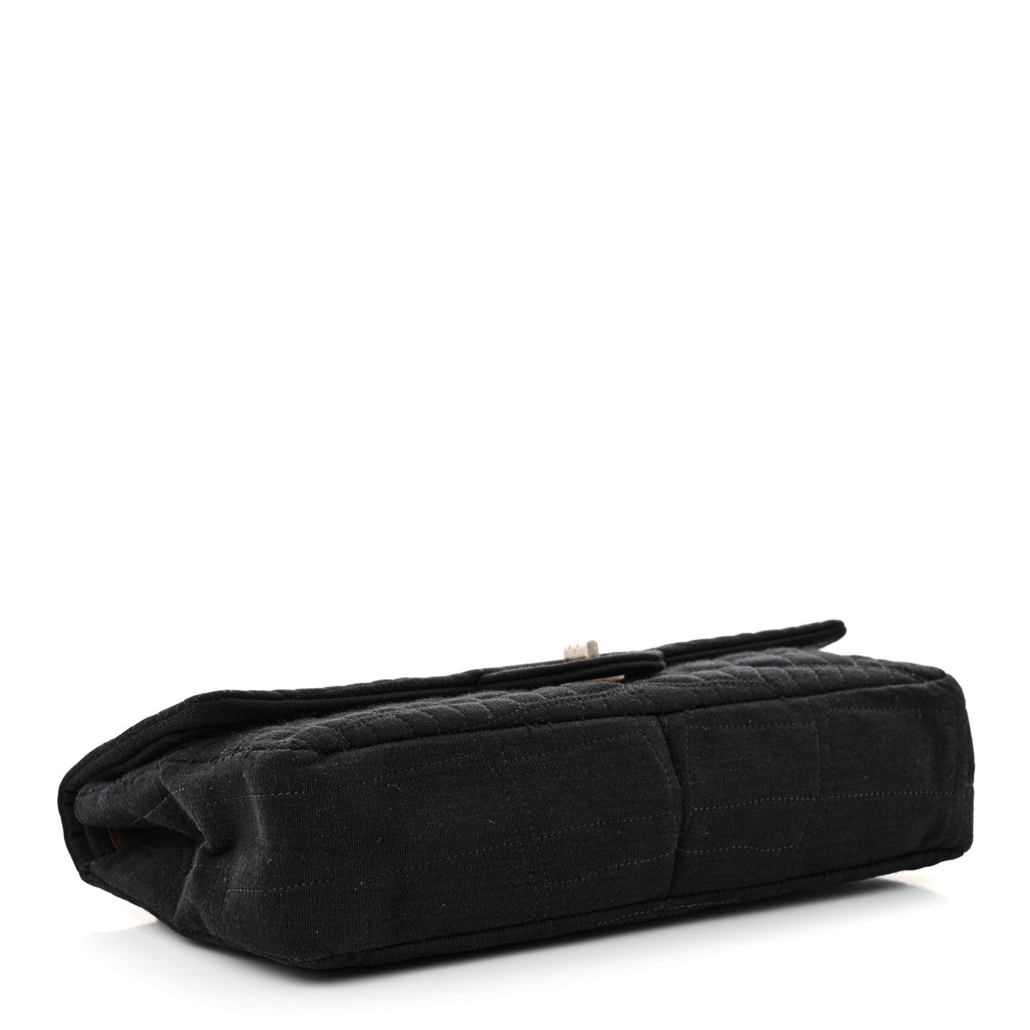 Chanel Jersey Coco's Croc 2.55 Reissue 226 Flap Black 4 of 10