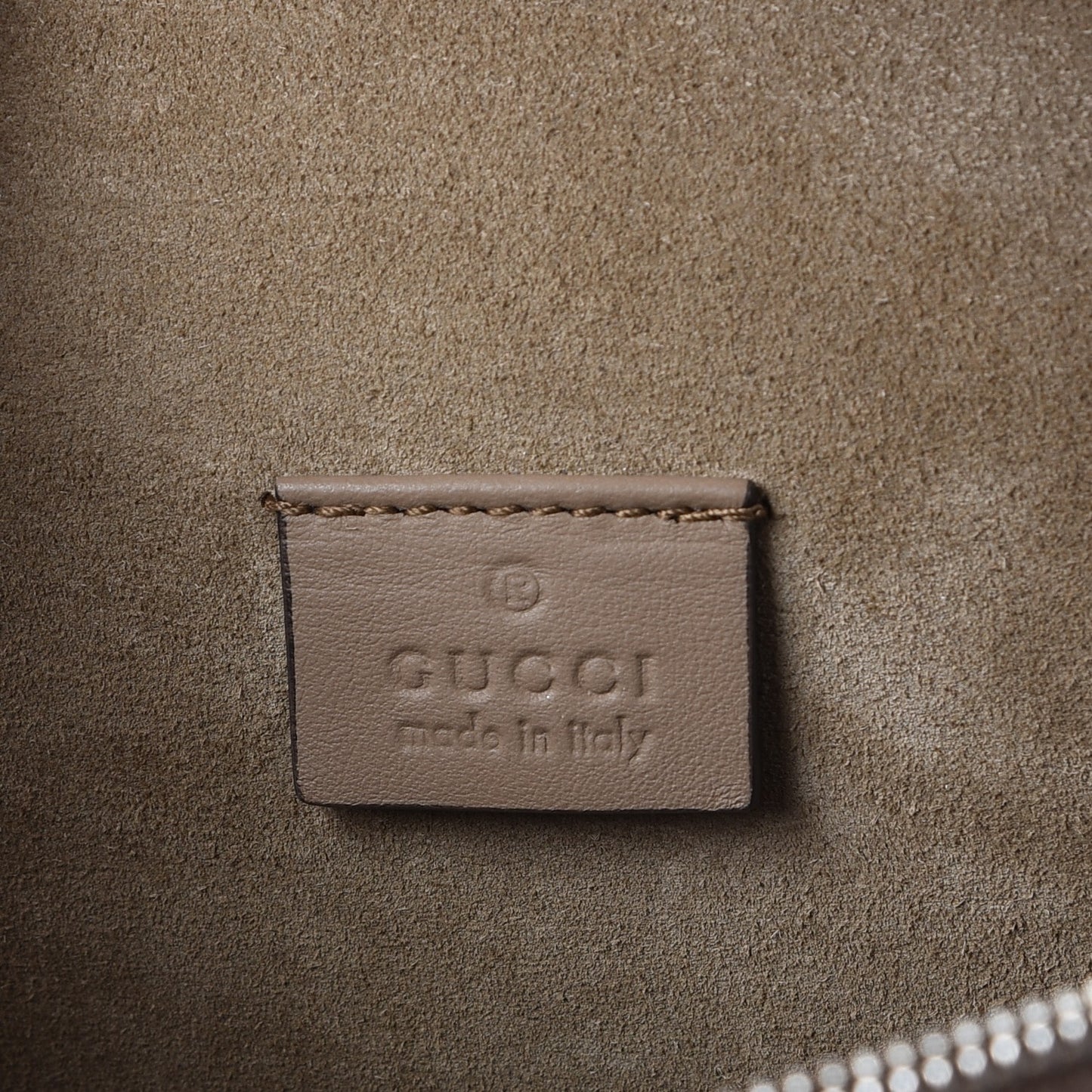 GG Supreme Monogram Embroidered Medium Dionysus Shoulder Bag Taupe