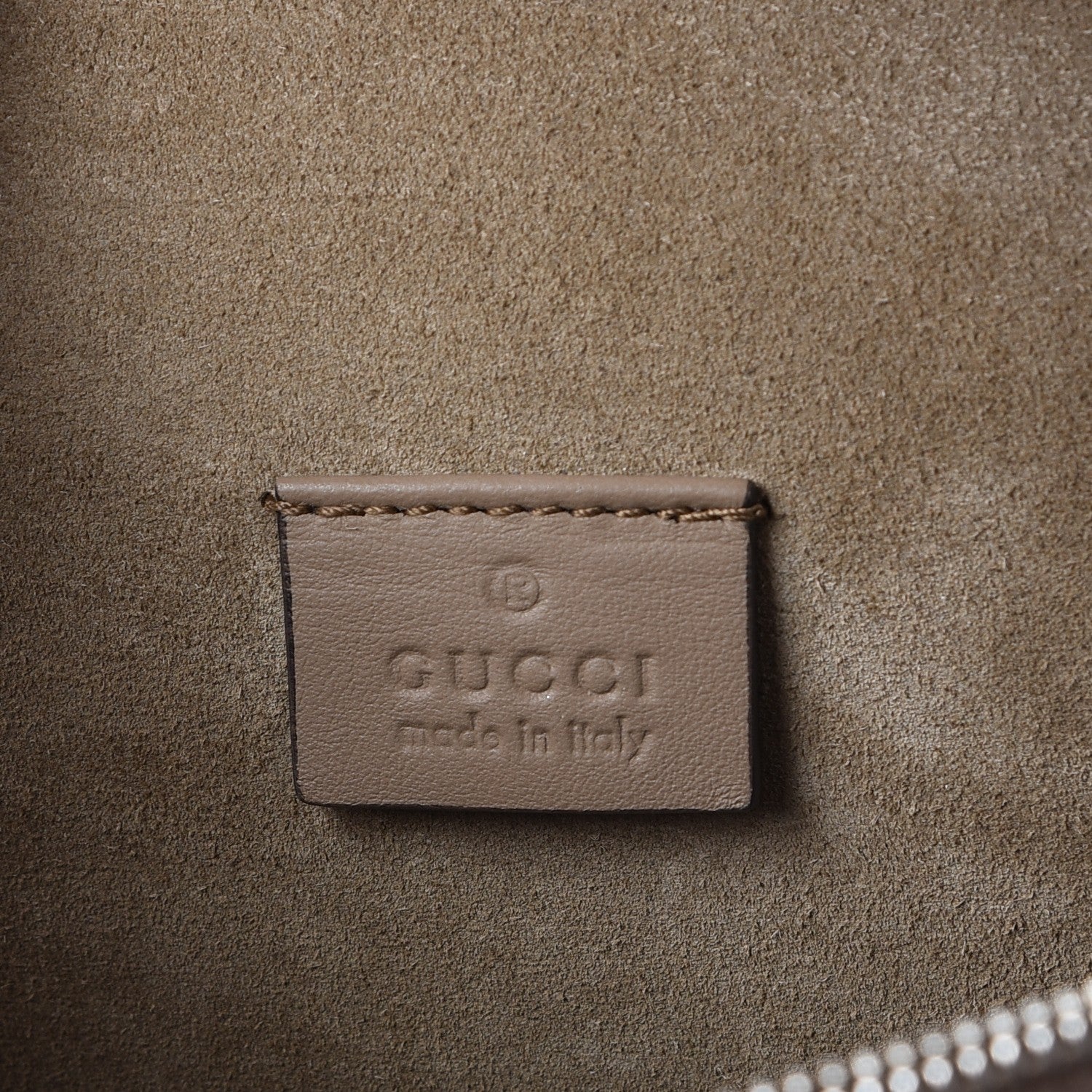 Gucci GG Supreme Monogram Embroidered Medium Dionysus Shoulder Bag Taupe 7 of 10