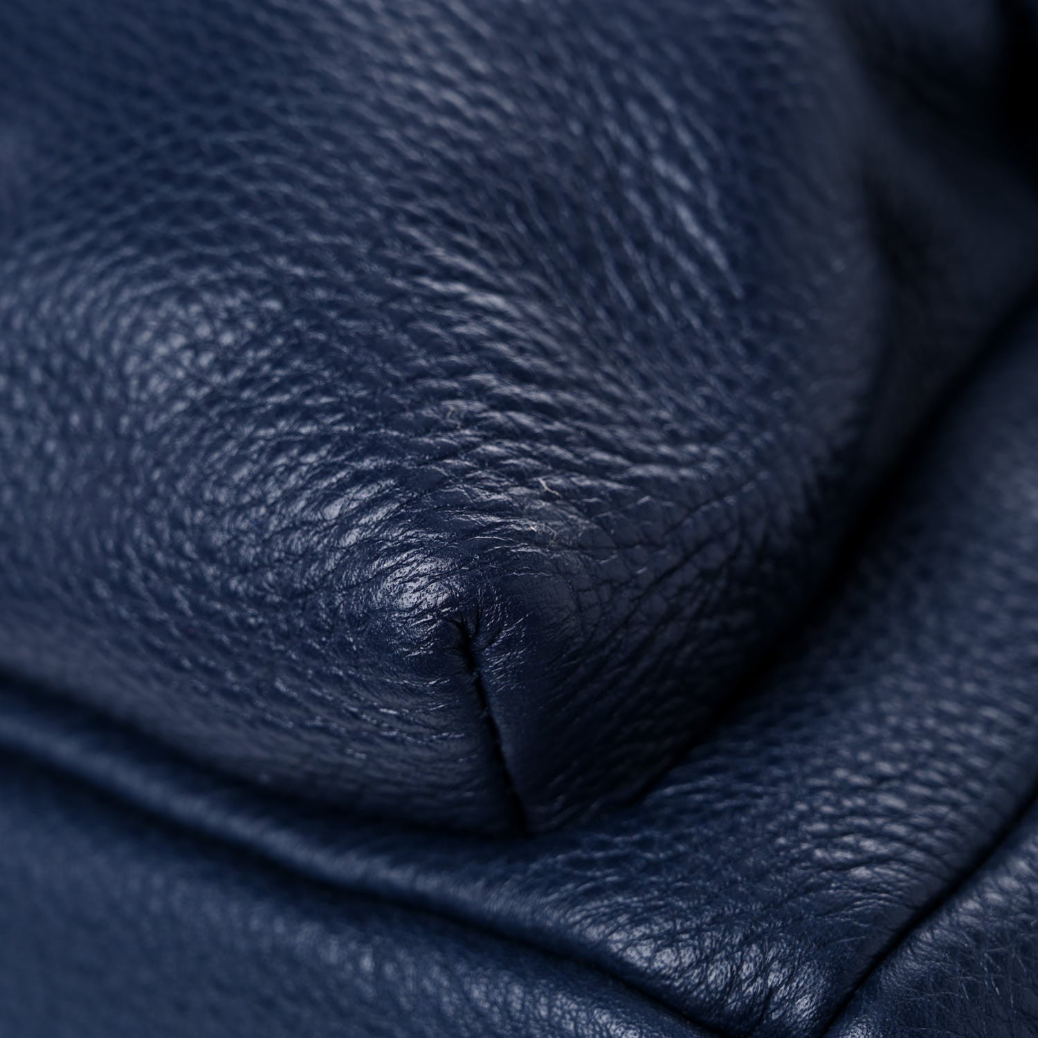Marc Jacobs Pebbled Calfskin Varsity Backpack French Navy 11 of 15
