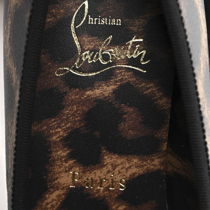Christian Louboutin Calfskin Leopard Sweetie Jane Ballerina Flats 38.5 Multicolor 7 of 9