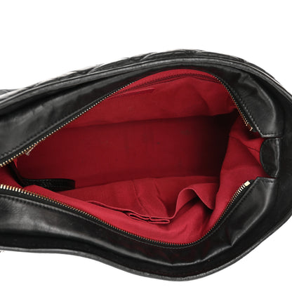 Chanel Aged Calfskin Quilted Medium Gabrielle Hobo Black 5 of 10