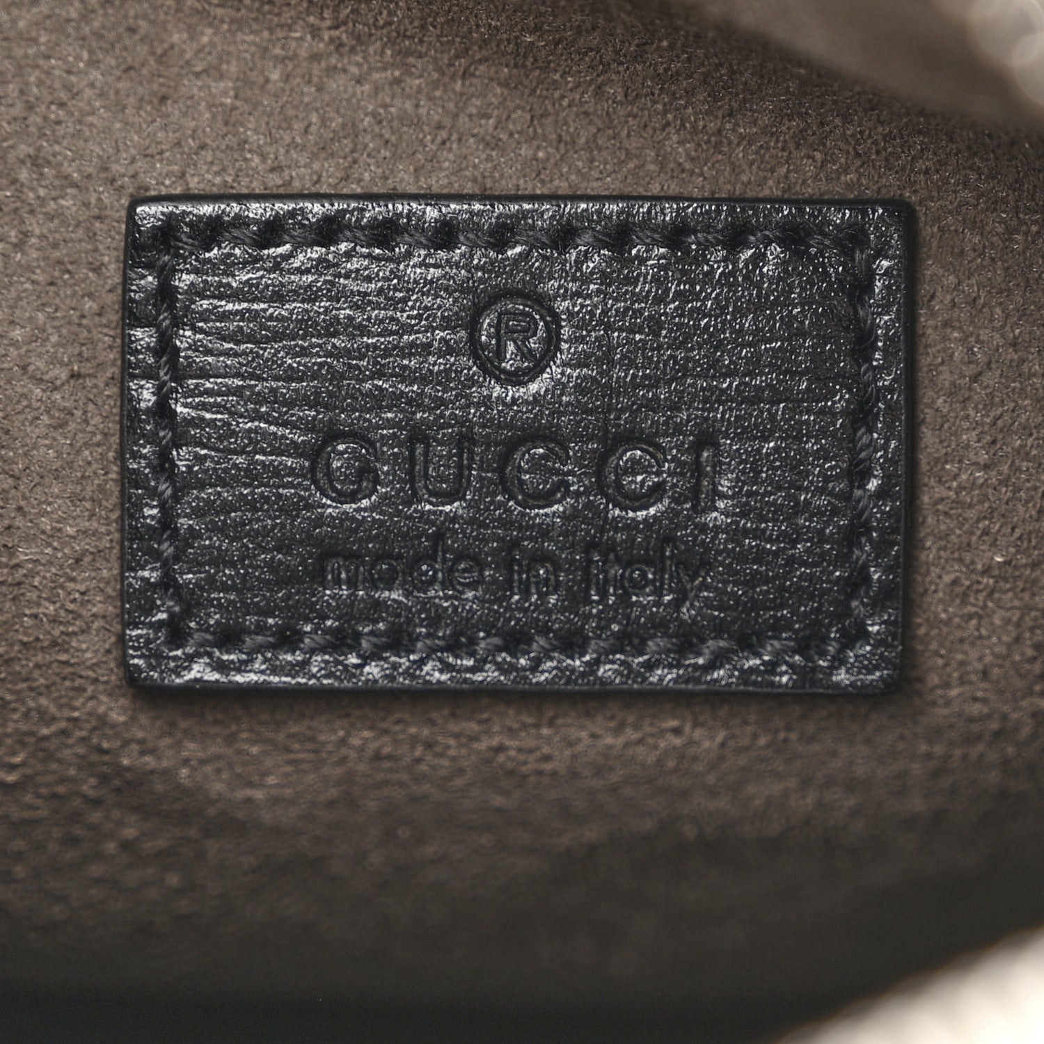 Gucci GG Supreme Monogram Azalea Calfskin Mini Retro Interlocking G Bag Black 7 of 11