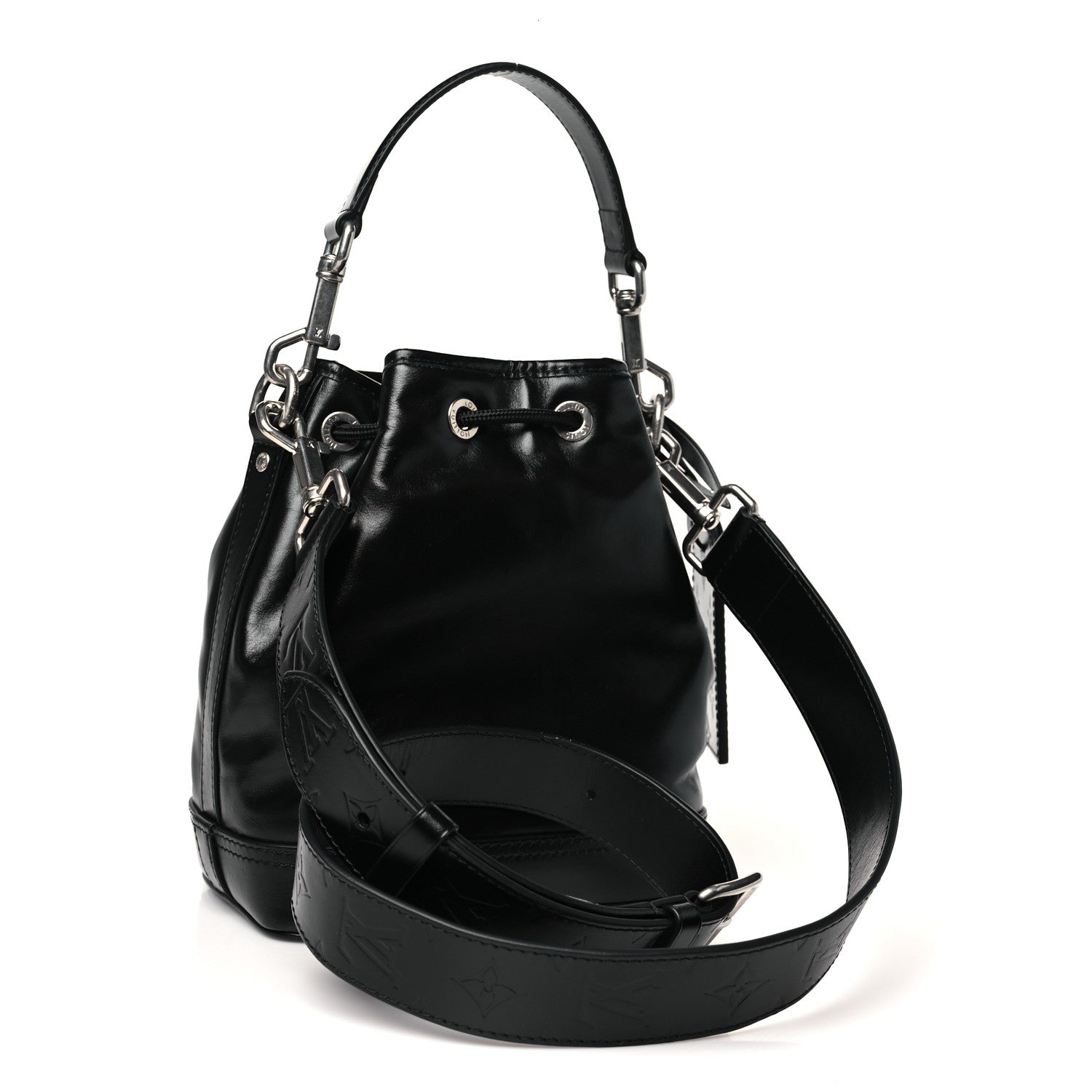 Louis Vuitton LV Night Calfskin Noe Cargo Black 3 of 9