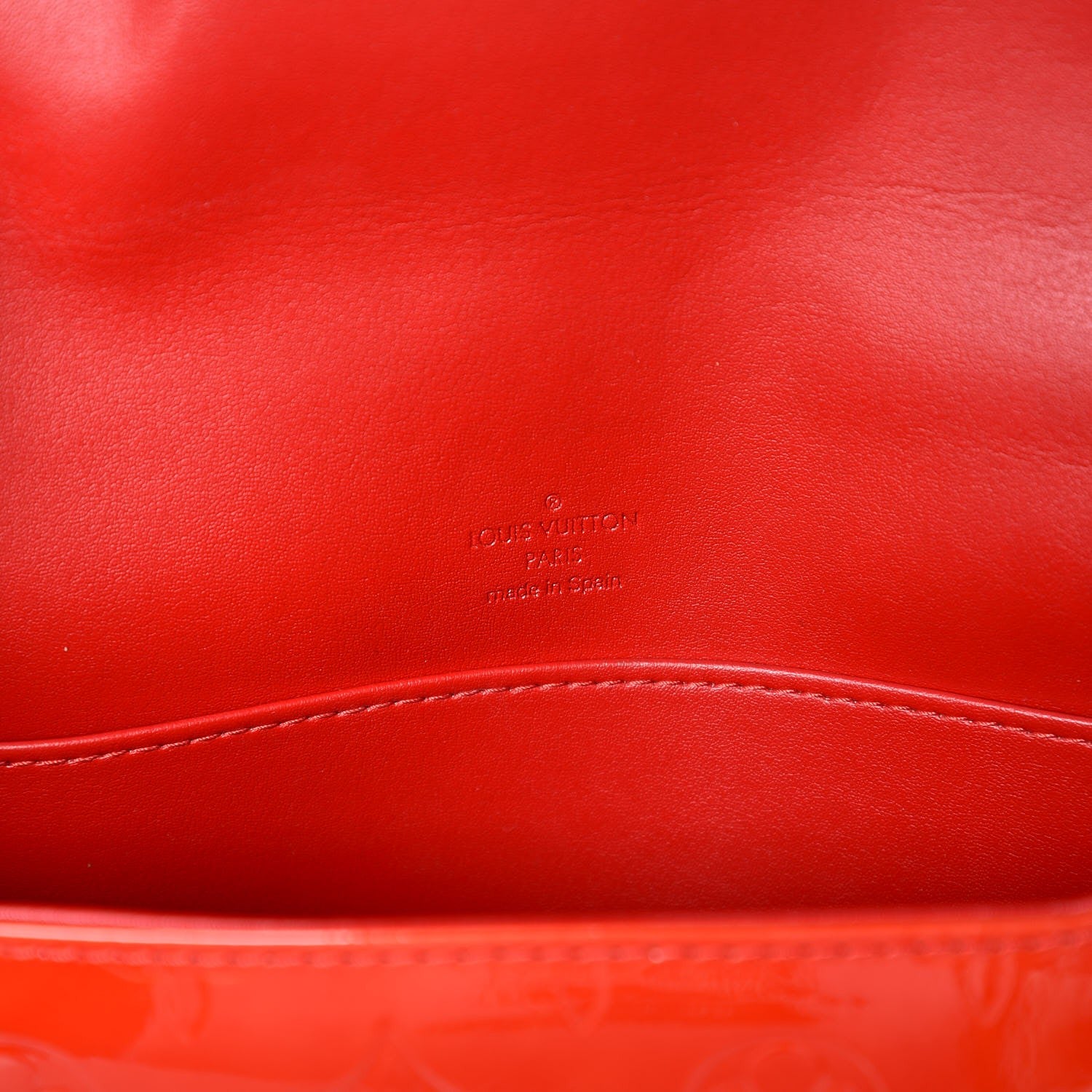 Louis Vuitton Vernis Thompson Street Rouge 6 of 10