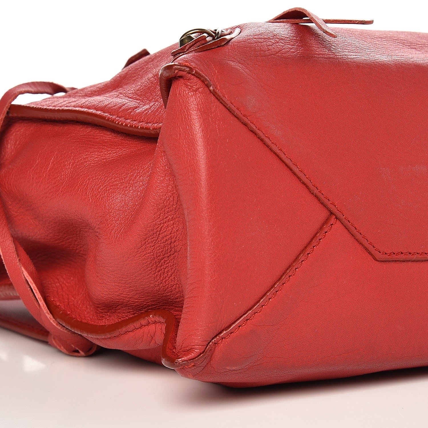 Balenciaga Veau Souple Papier Mini A4 Tote Rouge 10 of 15