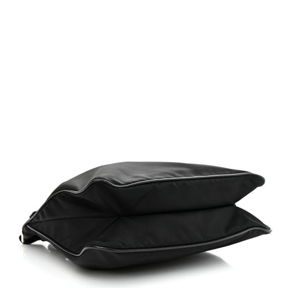 Prada Nylon Vela Flat Messenger Bag Black 4 of 10