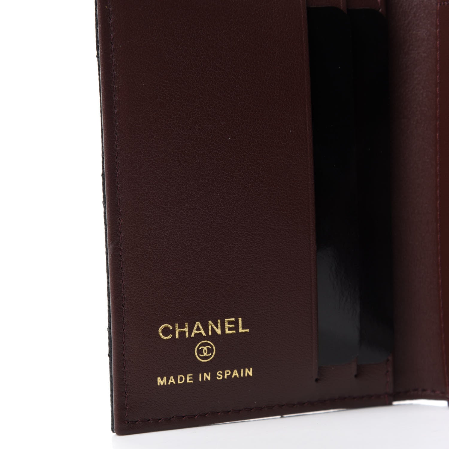 Chanel Caviar Quilted Card Holder Wallet Black 6 of 8