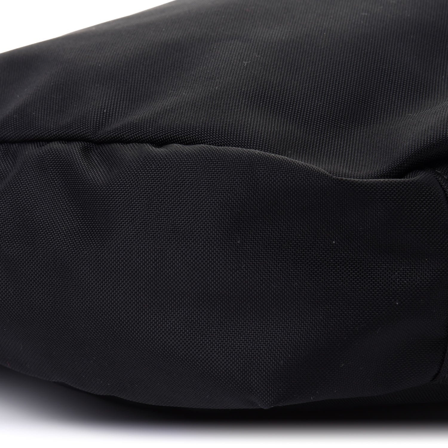 Balenciaga Recycled Sport Nylon Logo Embroidered Large Wheel Sling Bag Black White 10 of 11