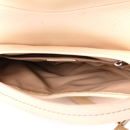 Christian Dior Grained Calfskin Saddle Bag Beige 7 of 19