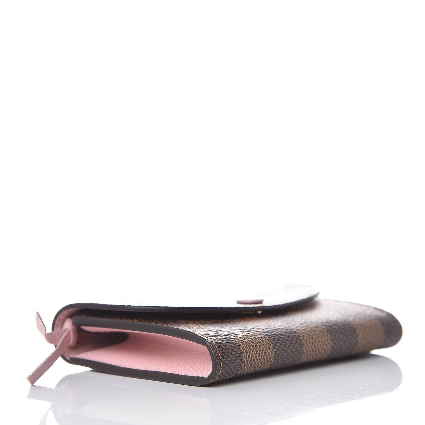 Damier Ebene Rosalie Coin Purse Rose Ballerine