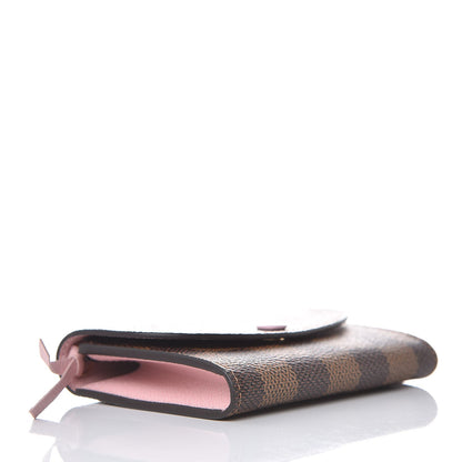 Louis Vuitton Damier Ebene Rosalie Coin Purse Rose Ballerine 4 of 8