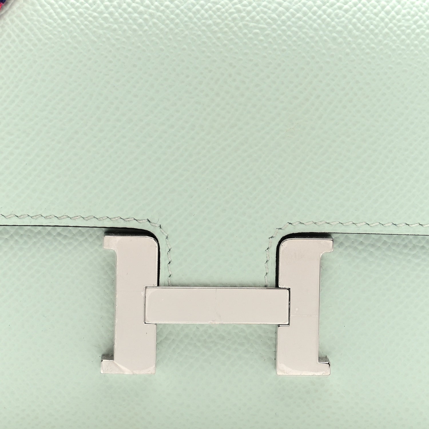 Hermes Epsom Cavale Constance Long Wallet To Go Vert Peppermint 8 of 10