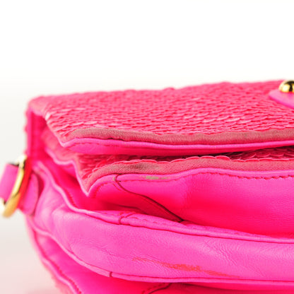 Miu Miu Sequined Crossbody Bag Pink 9 of 13