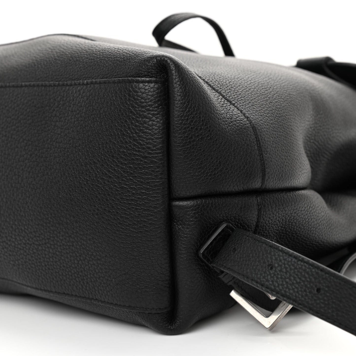 Grained Calfskin Sac De Jour Backpack Black