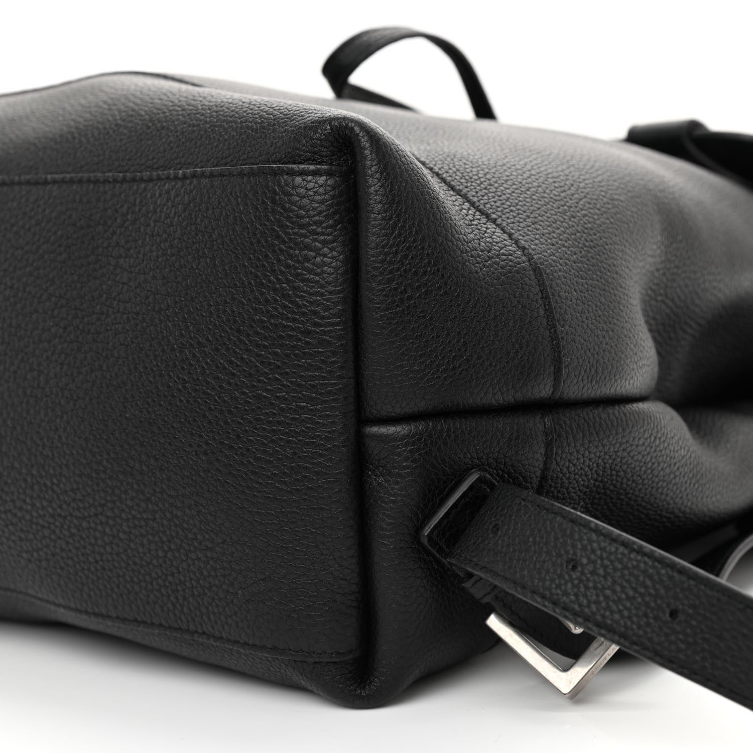 Saint Laurent Grained Calfskin Sac De Jour Backpack Black 9 of 9