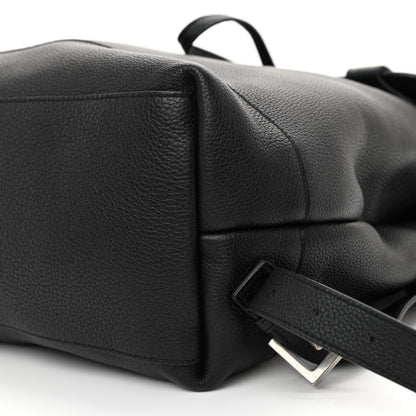 Saint Laurent Grained Calfskin Sac De Jour Backpack Black 9 of 9
