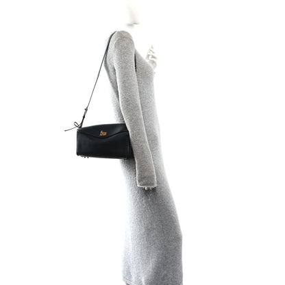 Balenciaga Smooth Calfskin Medium Le 7 Shoulder Bag Black 2 of 9